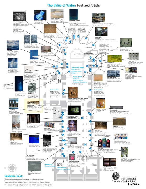 Water Exhibition Map