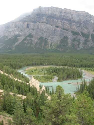 HooDoos and Mt. Rundle